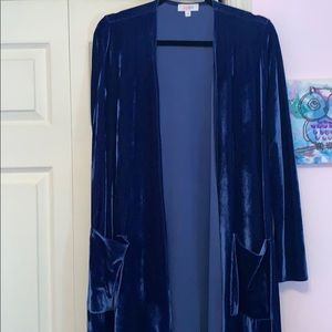 Lularoe velvet cardigan